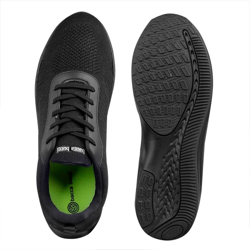 Bacca Bucci Black Project Plus Shoes for Men with Large Feet for Men | Best Price UAE